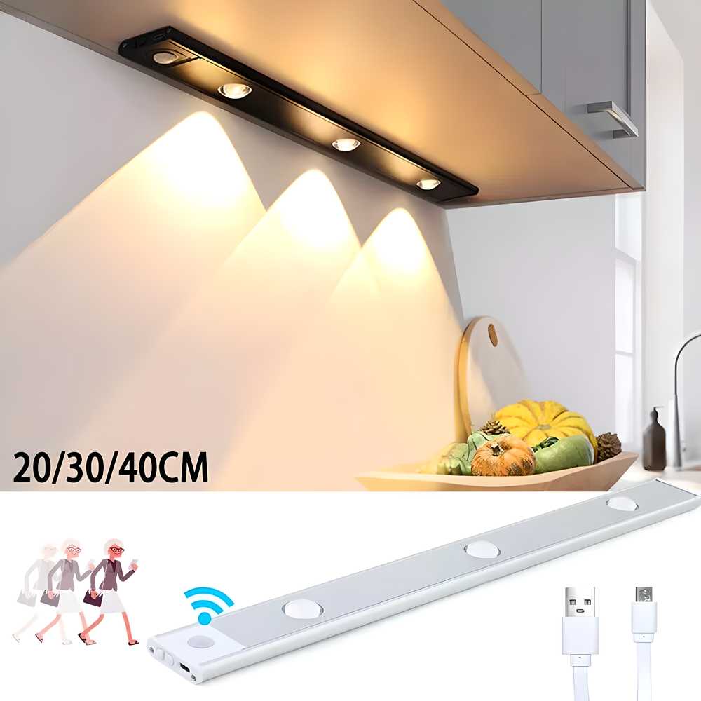 LED PIR Motion Sensor Cabinet With USB Rechargeable