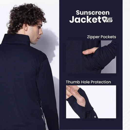 UV Protection Lightweight Sunscreen Jackets For Men