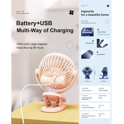 Silent USB Portable Desktop Fan | Super Airflow