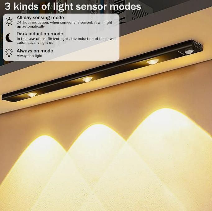 LED PIR Motion Sensor Cabinet With USB Rechargeable