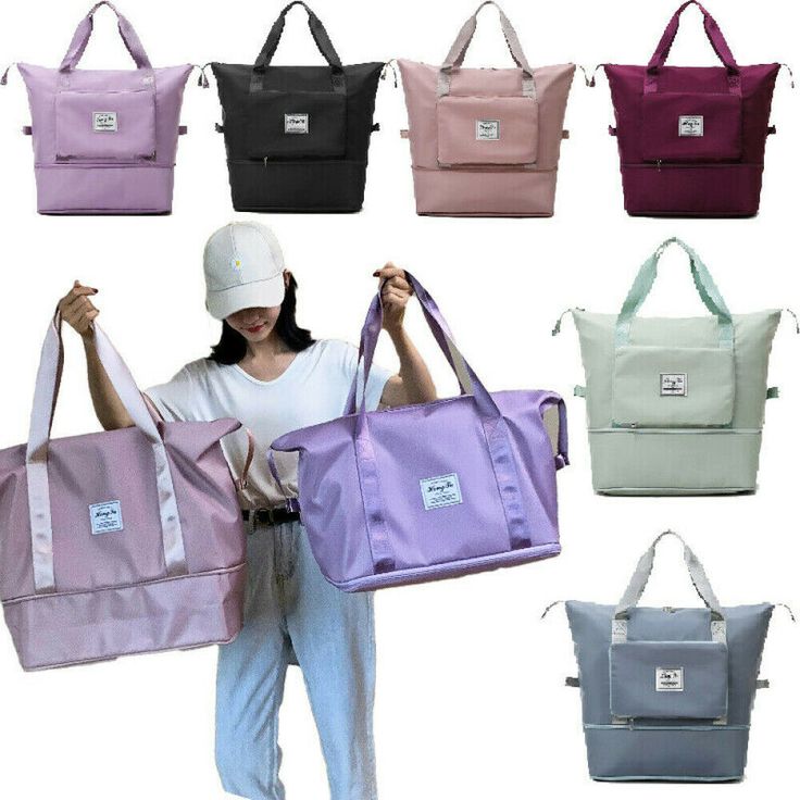 Foldable Polyester Travel Duffel Bag