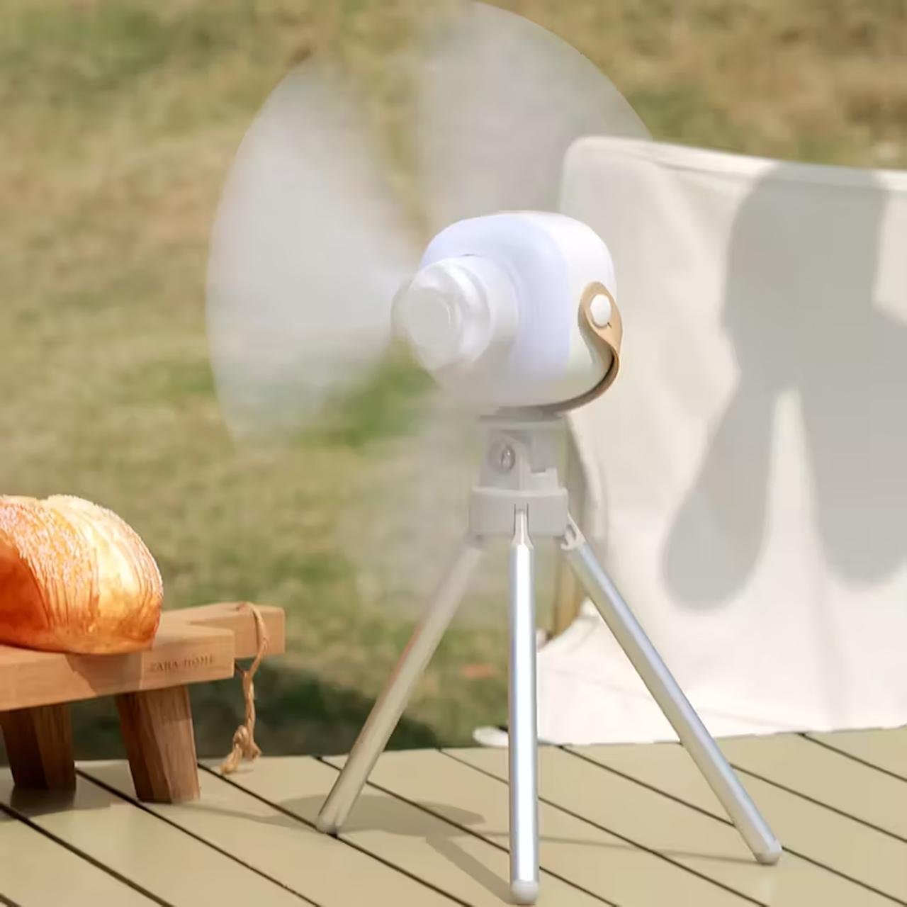 Portable Ceiling Fans with LED Lighting